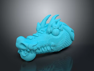 Cartoon style coral water dragon bait tap creature water monster fantasy creature creature feature mythical creature (ID:ggajh538187)