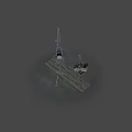 Large Metallic Industrial Cranes As Heavy Duty Industrial Equipment With Steel Frame And Lifting Mechanism