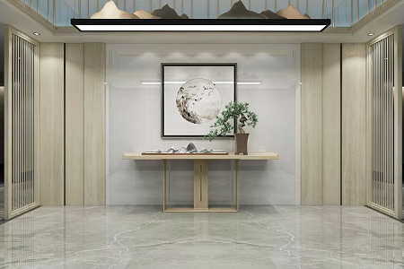 New Chinese Entrance 3d model