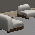 Square Area Rug With Two Light Colored Armchairs Wooden Legs Light Walls And Curtains