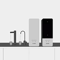LEXYA Modern Kitchen Appliances Water Purifier with Faucet and Cups