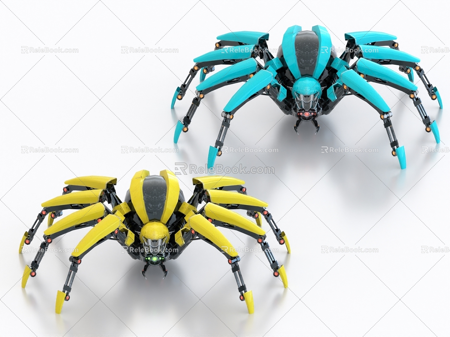 Spider Robot Mecha 3d model