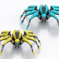 Spider Robot Mecha 3d model