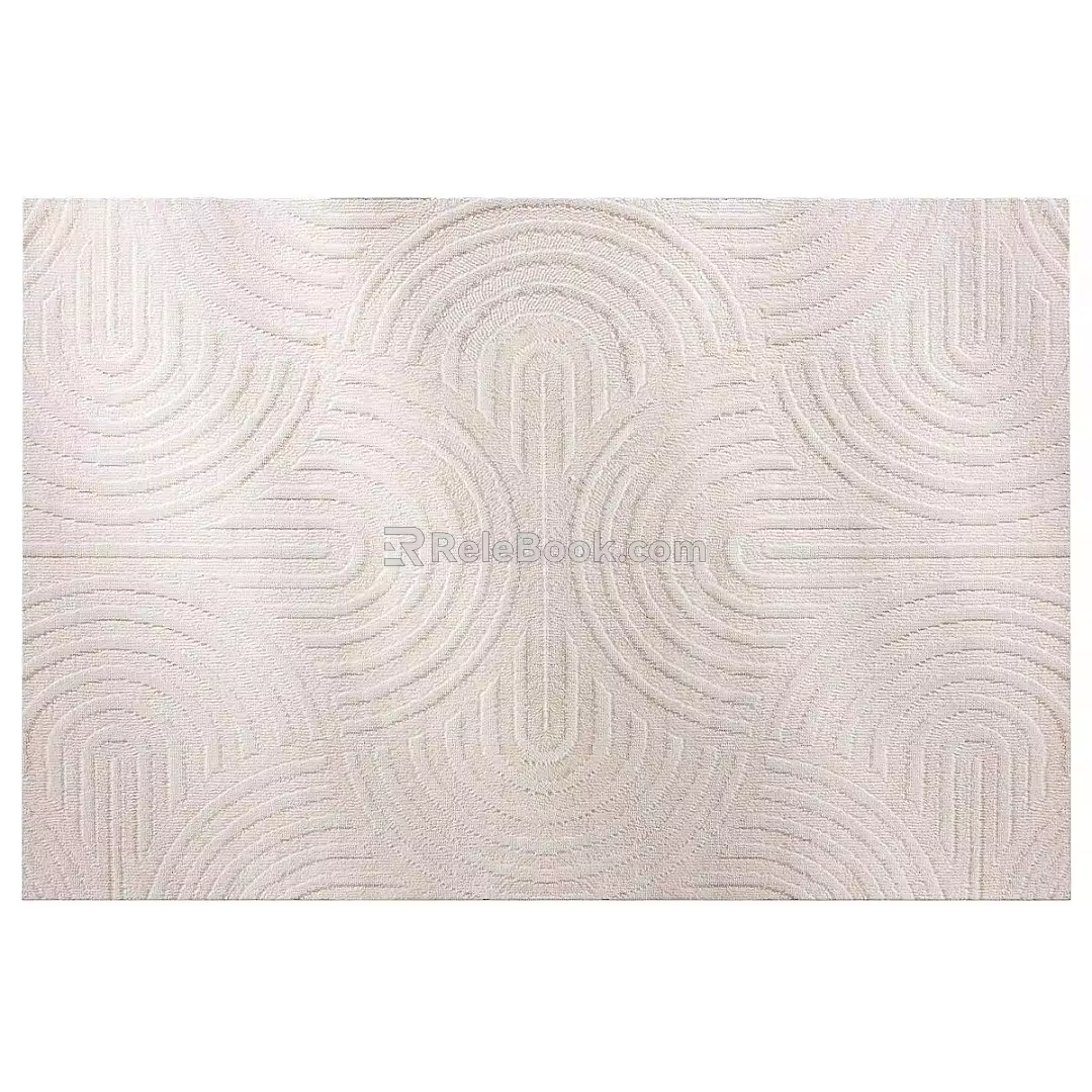 Square carpet 3d model