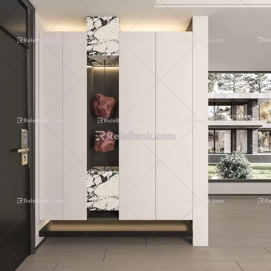 Modern Entrance 3d model