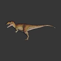 Vibrant Colored Dinosaur Character With Open Mouth Standing Pose 3D Render