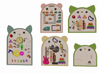 Cartoon children pendant 3d model