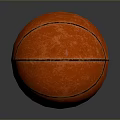 Orange Basketball With Black Lines And Smooth Surface For Daily Household Use