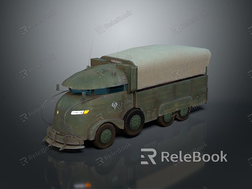 Military Truck Military Transporter Military Transporter Armed Transporter Armored Transporter model