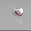 Female Pelvis 3D Medical Anatomical Model Showing Detailed Muscle Structure