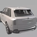 White Rolls Royce SUV Luxury Exterior Design With Chrome Grille And Leather Seats