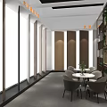 Ouluosha Modern Exhibition Booth With White Exterior Marble Decor And Product