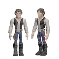 Male Game Movie Character 3D Model With White Shirt Black Vest Blue Pants Black Boots