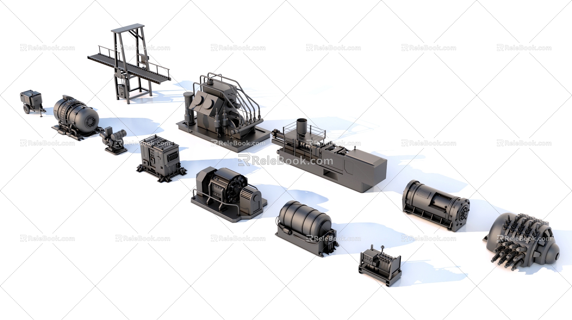 Plant Equipment Machine 3d model