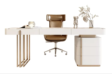 modern desk chair 3d model