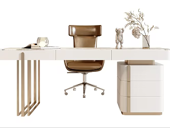 modern desk chair 3d model