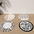 Round Rugs with Various Patterns and Colors for Indoor Home Living Room Decor