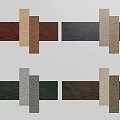 Wooden Color Sample Collections With Various Wood Tones And Textures