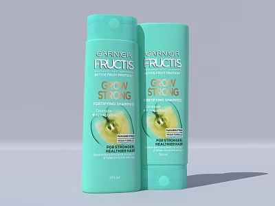 Garnier Fructis Glow Strong Anti Breakage Conditioner with Apple and Avocado for Bathroom Essentials 3d model