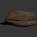 Men's Hat Winter Brim Hat Baseball Hat 3d model