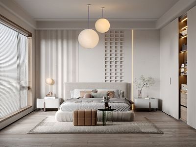 Modern Bedroom 3d model