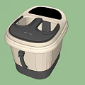 Two Modern Household Trash Bins With Lid And Pedal Design For Daily Use