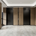 Elevator Hall Minimalist Elevator Hall Office Elevator Hall 3d model