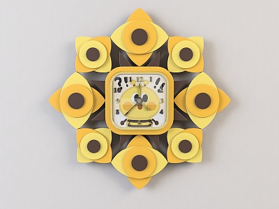 Modern cartoon children's wall clock model