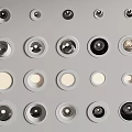 Modern Downlights And Spotlights With Various Designs Different Styles And Sleek Finishes 3d model