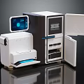 Advanced Modern Medical Laboratory Equipment With Digital Display And Control Panel Modules 3d model