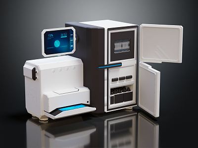 Modern Medical Device Laboratory Machine 3d model