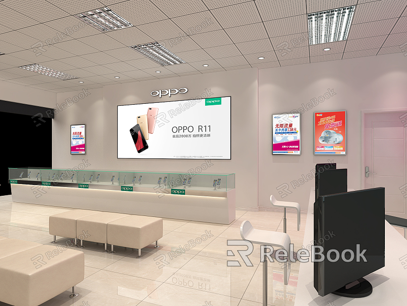 Modern Mobile Phone Store China Telecom Standard Store model