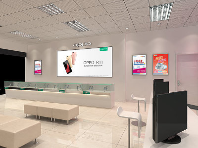 Modern Mobile Phone Store China Telecom Standard Store model