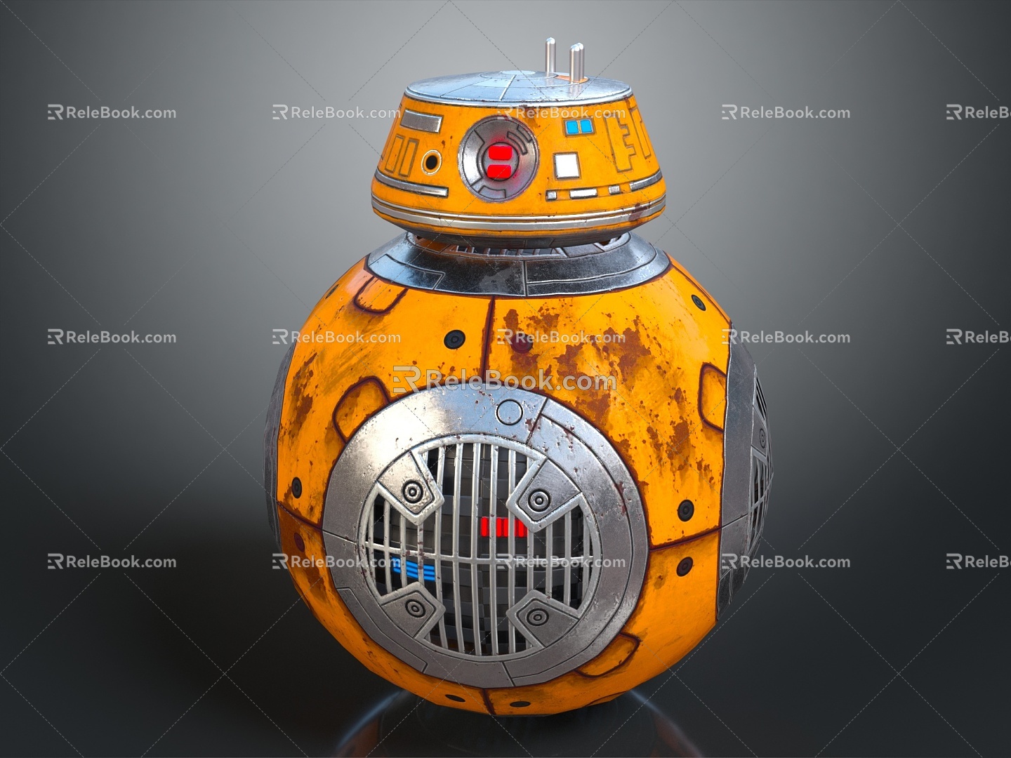 Industrial LOFT Robot Star Wars Robot Robot Assistant 3d model