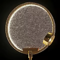 Modern Floor Lamps With Circular Shades Multiple Colors And Golden Stands