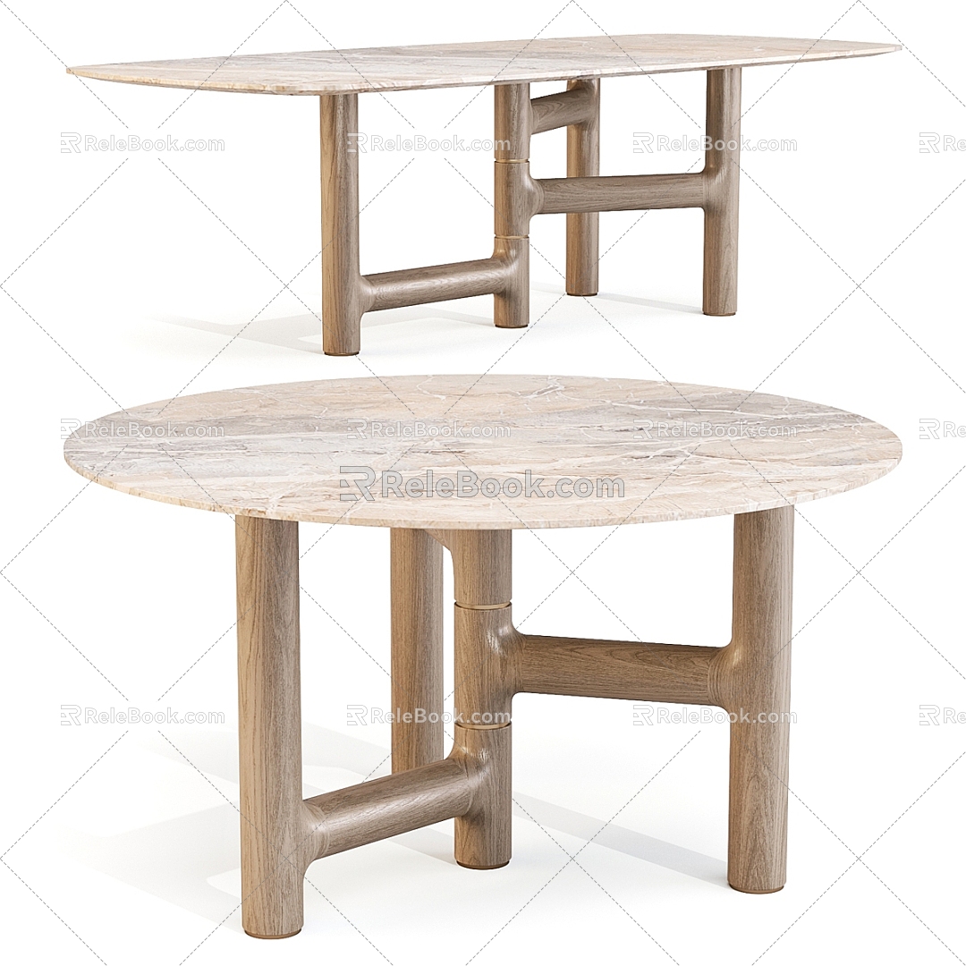 Bonaldo table suit 3d model