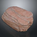 Natural Stone and Wood Fusion Decorative Item with Detailed Surface Patterns