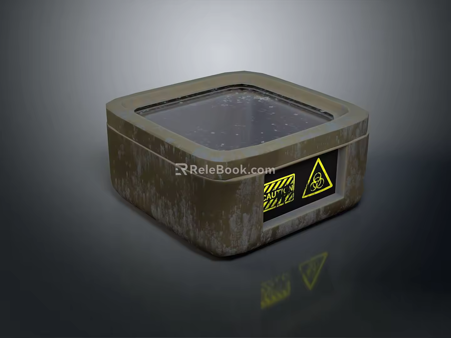 Box Small Box Container Realistic 3d model