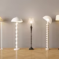 Modern minimalist floor lamp mushroom floor lamp creative floor lamp 3d model