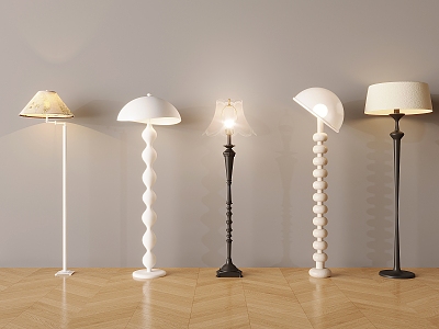 Modern minimalist floor lamp mushroom floor lamp creative floor lamp 3d model