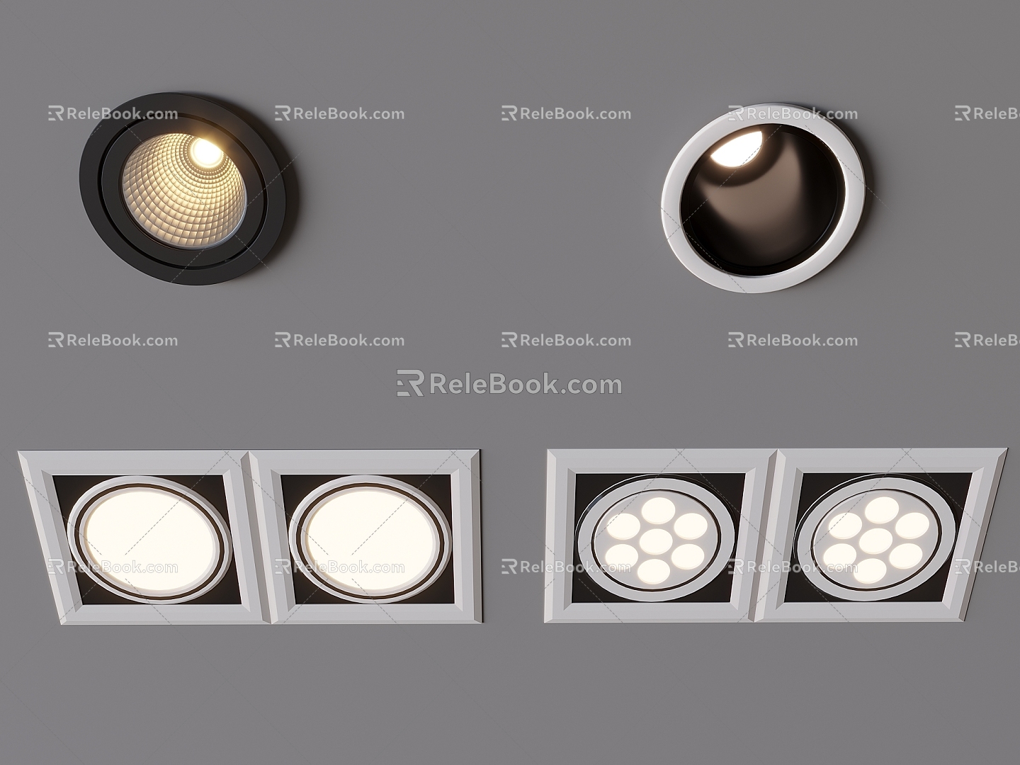 Modern Downlight Spotlight 3d model