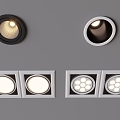 Modern Downlight Spotlight 3d model