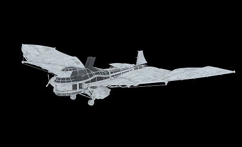 Science fiction technology transportation 3d model