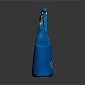 Blue Plastic Trigger Spray Bottle For Daily Household Cleaning Use