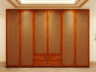 Wardrobe Design Wardrobe Effect Diagram Wardrobe Coat Cabinet Design Coat Cabinet 3d model