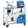 Industrial Equipment With Stainless Steel Frame Mobile Mixing Tank And Control Panel