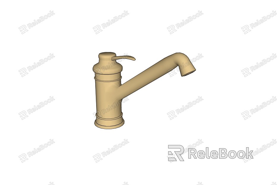 Modern kitchen sink basin faucet model