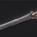 Sword Dagger Weapon Sword Knife 3d model