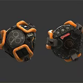 Heavy Duty Mechanical Components With Orange Straps And VONROC Logo On Black Body