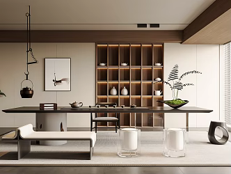 Modern Tea Room 3d model